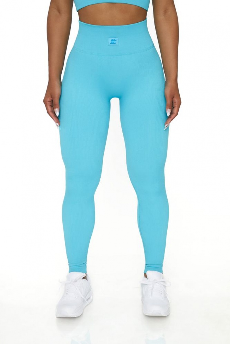 Oh Polly Back In Gear Petite High Waist Leggings Leggings Blue | VMFP-12036