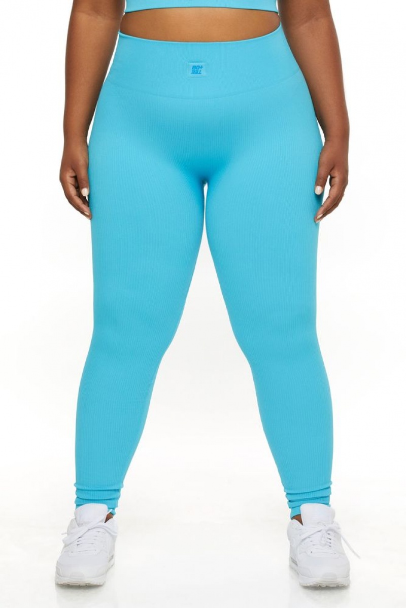 Oh Polly Back In Gear Petite High Waist Leggings Leggings Blue | VMFP-12036