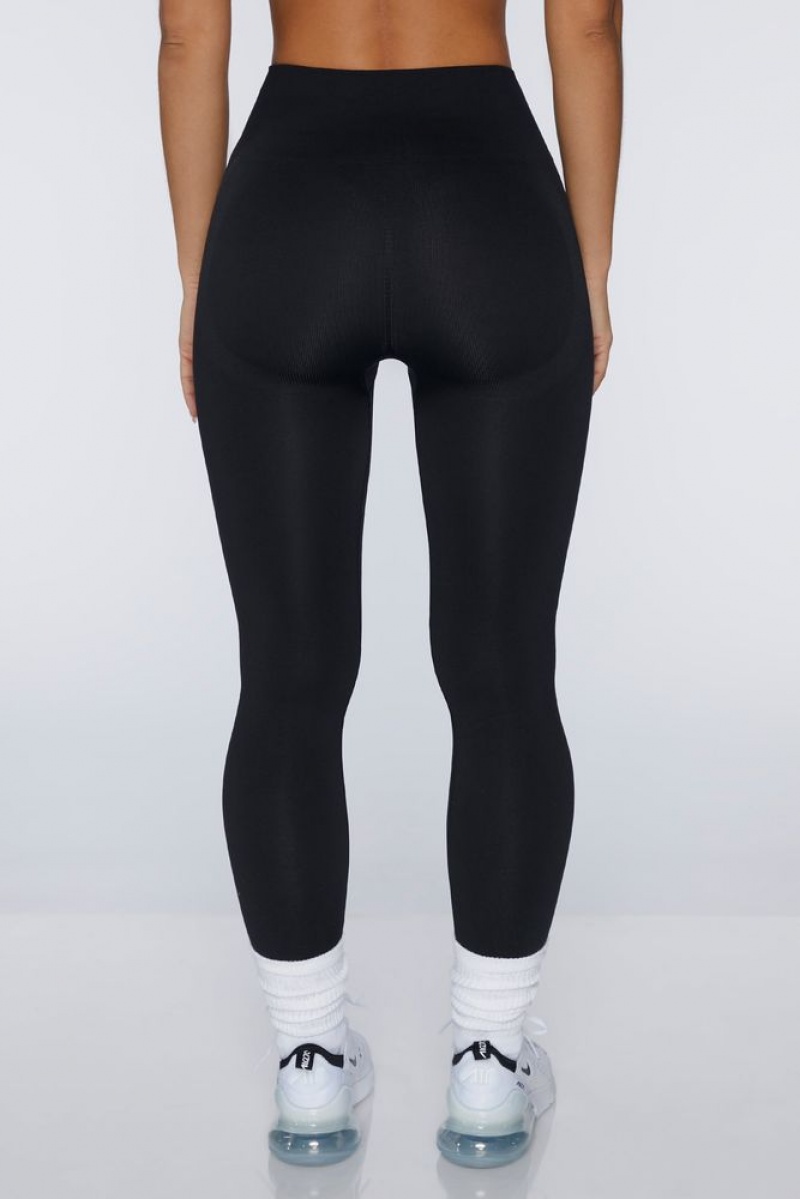 Oh Polly Energetic Leggings Gym Leggings Black | VLET-19546