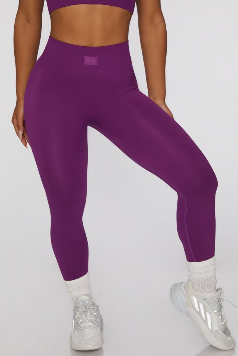 Oh Polly Energetic Petite Petite Leggings Leggings Dark Purple | IERH-31920