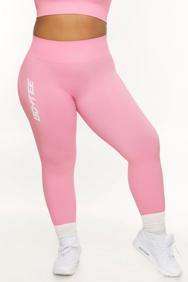 Oh Polly Energy Full Length Seamless Leggings Leggings Pink | XKFA-10759