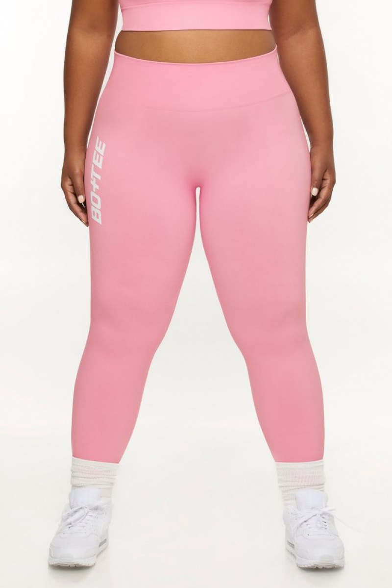 Oh Polly Energy Full Length Seamless Leggings Leggings Pink | XKFA-10759