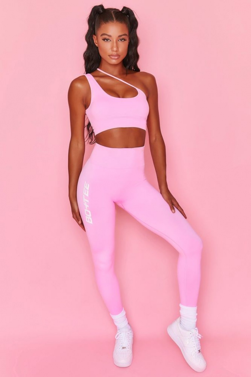 Oh Polly Energy Seamless Full Length Leggings Leggings Pink | HAMZ-34678