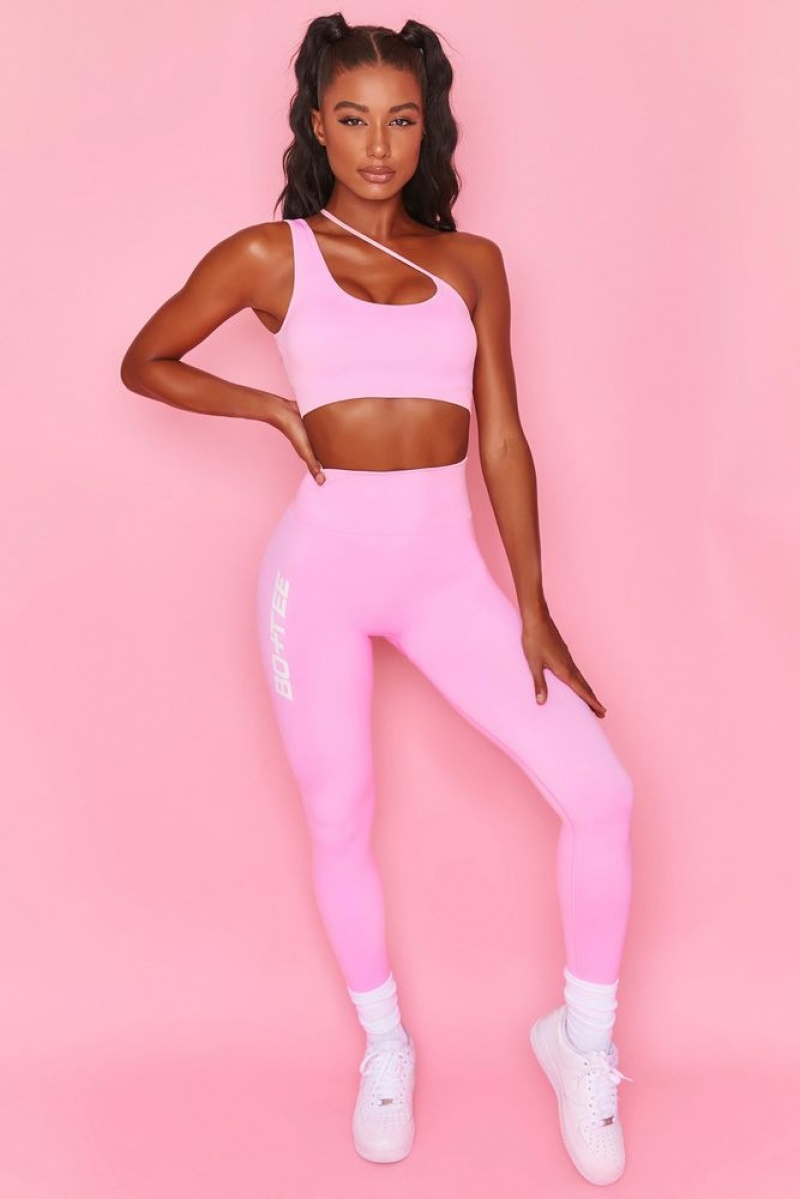 Oh Polly Energy Seamless Full Length Leggings Leggings Pink | HAMZ-34678