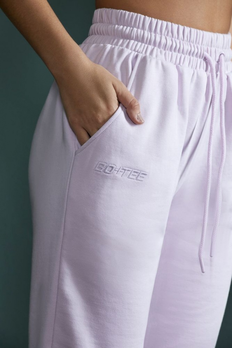 Oh Polly Healthy Jogger Bottoms Tracksuits Lilac | FNDQ-05239