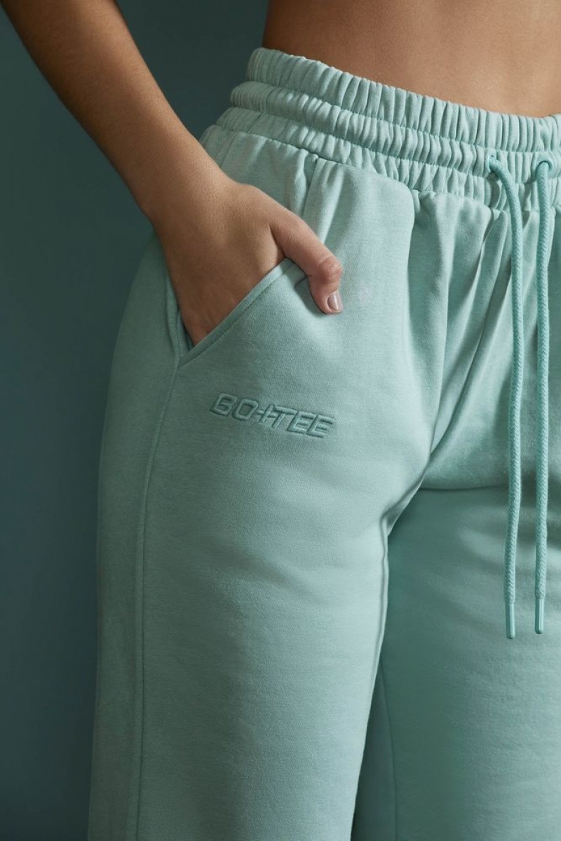 Oh Polly Healthy Petite Jogger Bottoms Pants Sage | QDZG-09236