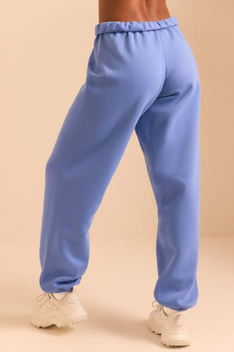 Oh Polly Pacific Petite Relaxed Fit Joggers Pants Cerulean Blue | YHBQ-83215