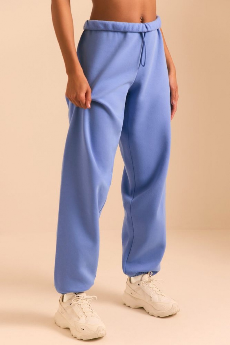 Oh Polly Pacific Petite Relaxed Fit Joggers Pants Cerulean Blue | YHBQ-83215