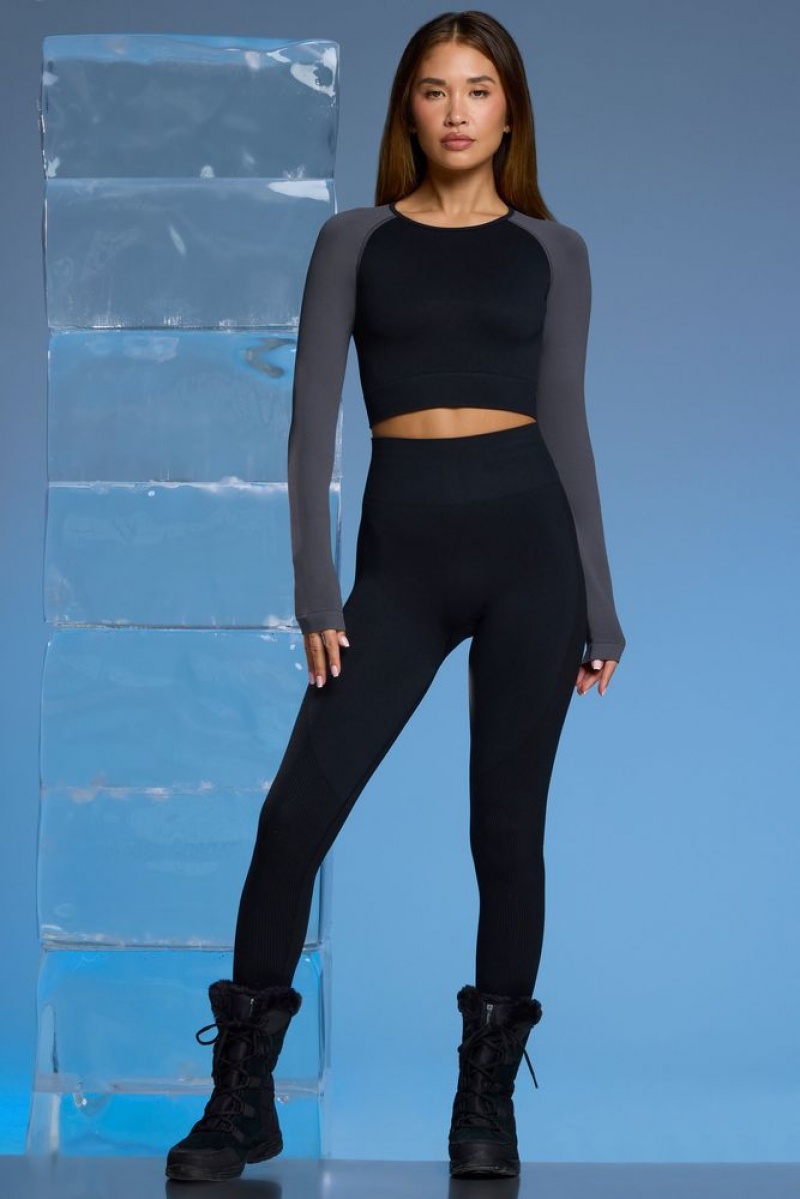 Oh Polly Piste Petite Super Sculpt Base Layer Leggings Leggings Black | JYZA-91846