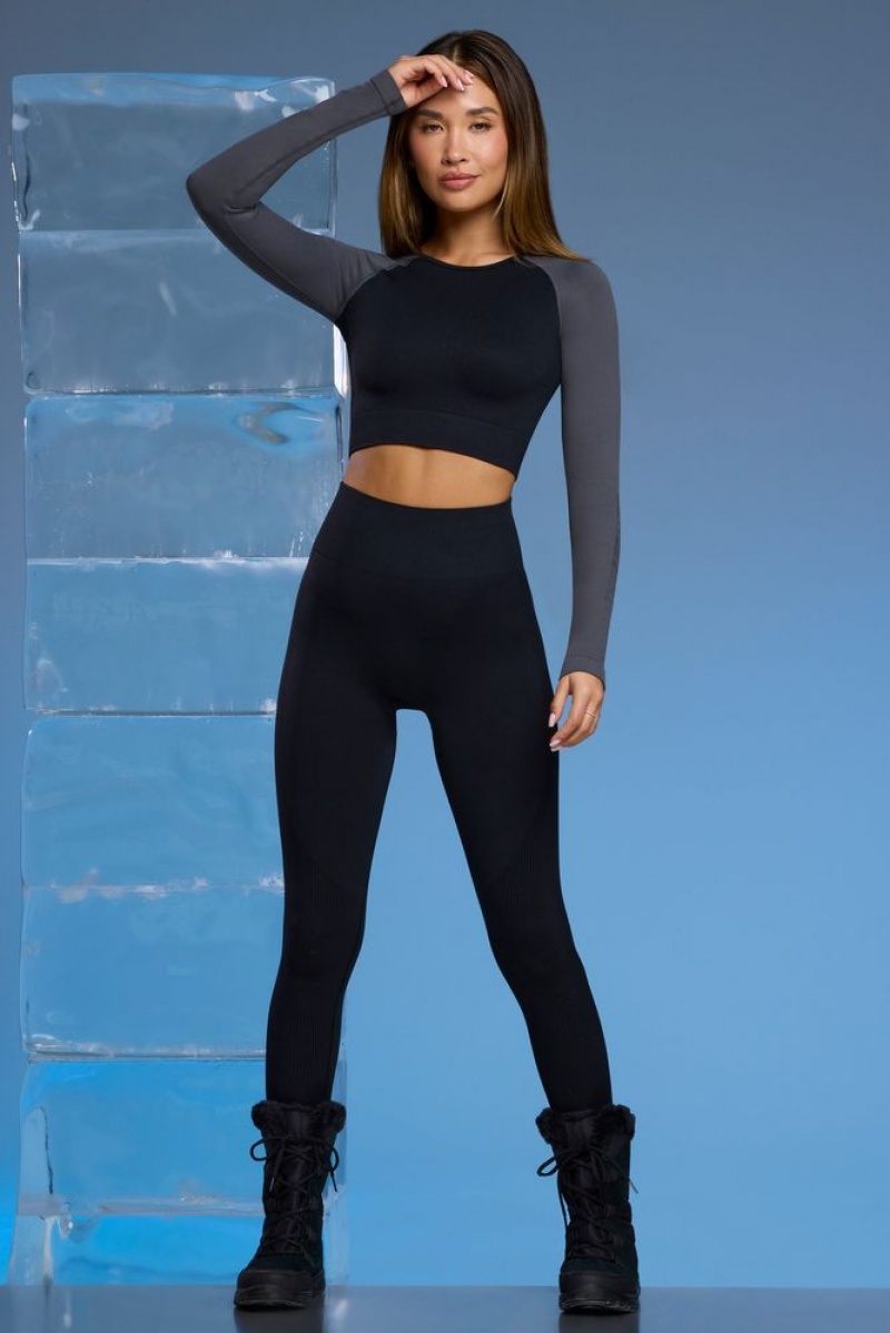 Oh Polly Piste Petite Super Sculpt Base Layer Leggings Leggings Black | JYZA-91846