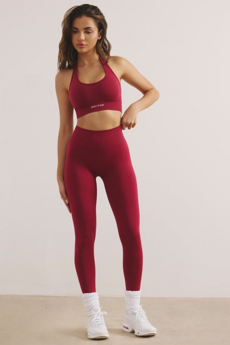 Oh Polly Power Petite High Waist Define Luxe Leggings Leggings Raspberry | QGEI-31259