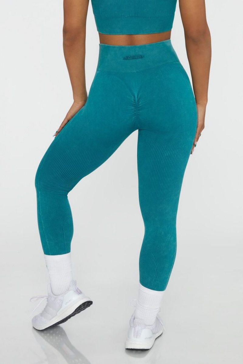 Oh Polly Sprinter High Waisted Leggings Leggings Teal | EVCQ-86507